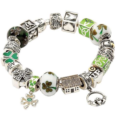 Love The Celtic Cross Bead Along With The Dark Green Shamrock Im Not