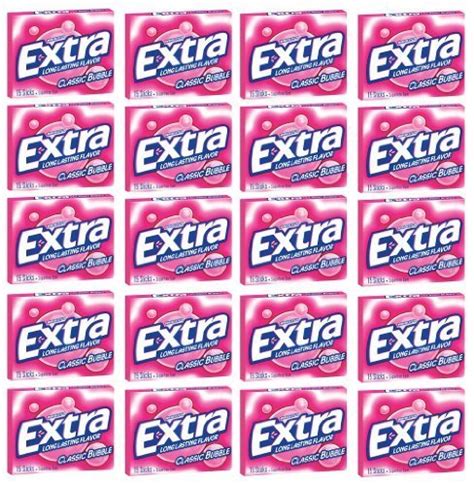 Wrigleys Extra Long Lasting Flavor Classic Bubble Gum