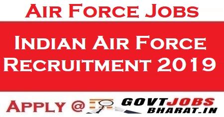 Indian Air Force Recruitment 2019 Apply For Group C Civilian Posts