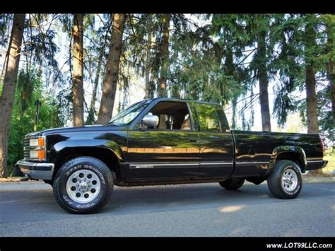 1993 Chevrolet K2500 Silverado 4x4 1 Owner 74l V8 454 Automatic 2 Door Truck For Sale