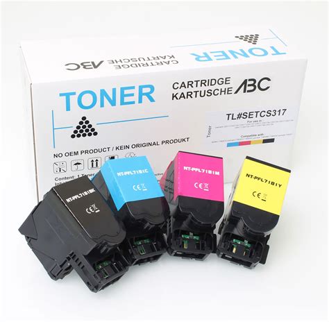 Green2Print Toner Toner Set 4 Kartuschen 4X 1000 Seiten passend für