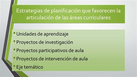 Estrategias para la articulación de las áreas curriculares CALAMEO