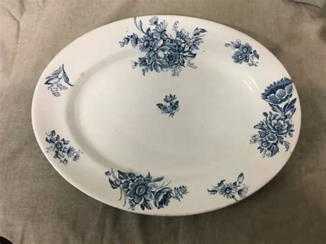 Royal Semi Porcelain Wedgwood Dresden Sprays Serving Platter