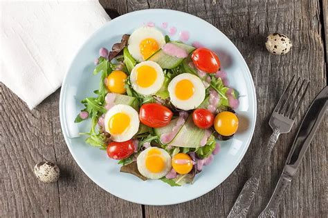 Quail Egg Salad Ohmydish