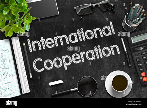 International Cooperation Concept 3d Render Stock Photo Alamy