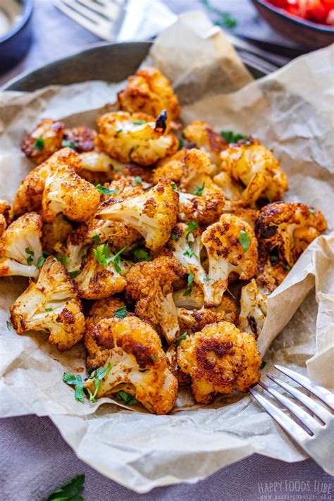 Oven Roasted Cauliflower Recipe - Happy Foods Tube