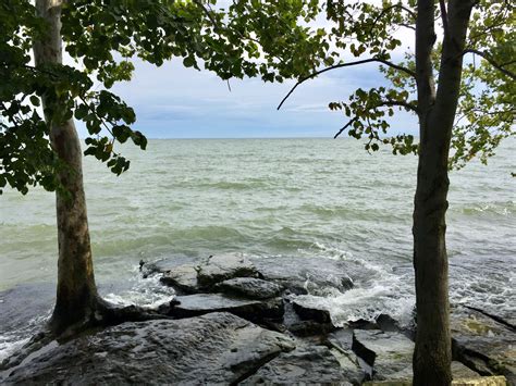 View Of Lake Erie At Marblehead Lighthouse State Park Marblehead Ohio