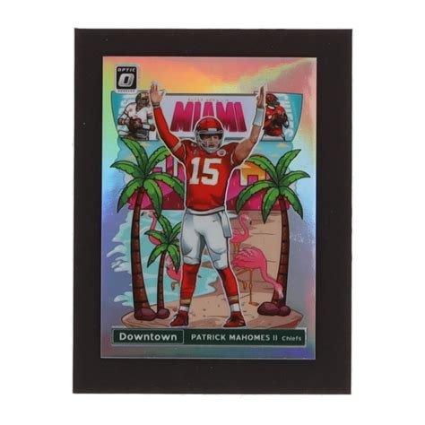 Patrick Mahomes Ii 2020 Donruss Optic Downtown 29 Pristine Auction