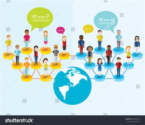 Different Social Groups People Icon Vector Stock Vector Royalty Free