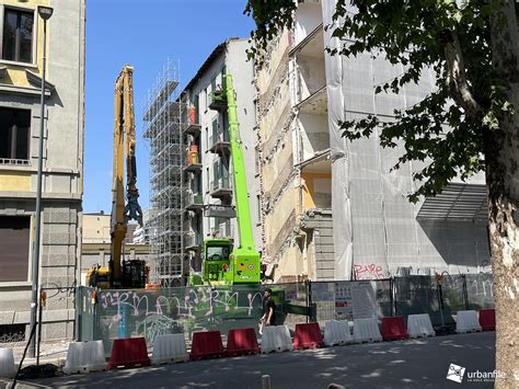 Milano Dergano Demolizione Palazzo Di Viale Jenner 20 Luglio 2024