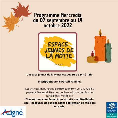 Calam O Programme Mercredis Automne