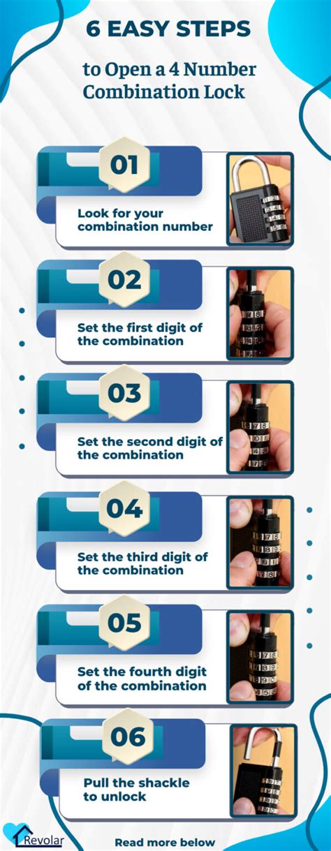 How To Open A Number Combination Lock In Easy Steps