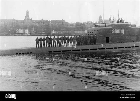 German U Boat Type XXI In The Port Of Muerwik 1945 Stock Photo Alamy