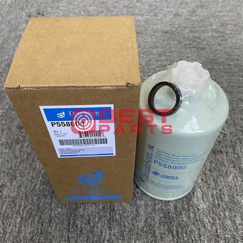 Excavator Parts Oil Water Separator Spin On Filter P558000 For