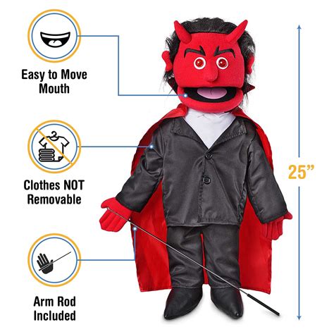 25 Devil w/ Glowing Eyes Full Body Puppet by Silly Puppets: Buy Online ...