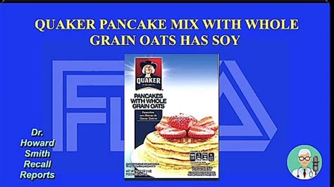 Quaker Pancake Mix With Whole Grain Oats Has Soy Video Dailymotion