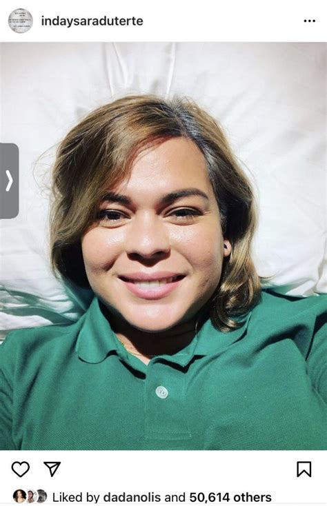 Fresh Yarn Inday Sara Duterte Shares Selfie On Ig Politiko Mindanao