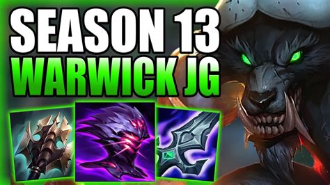 HOW TO PLAY WARWICK JUNGLE IN S13 CARRY THE GAME 1v9 Best Build