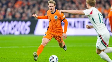 Een Halve Frenkie Is Voor Oranje Al Een Goed Begin Voetbal International