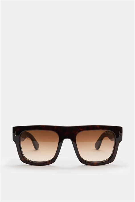 Tom Ford Sunglasses Fausto Dark Brown Patterned Brown Braun Hamburg