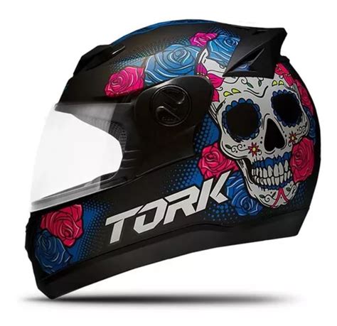 Capacete Fechado Pro Tork Evolution G7 Mexican Skull Moto Frete grátis