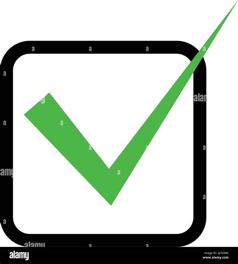 Green Checkbox Icon Confirmation And Authentication Editable Vector