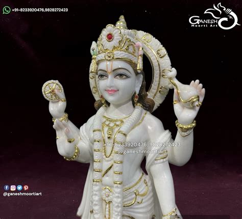 Buy Lakshmi Vishnu Marble Statue