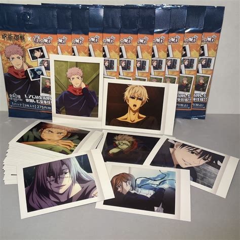 Jujutsu Kaisen Pasha Correction Official Polaroid Like Photo Card Shopee Philippines