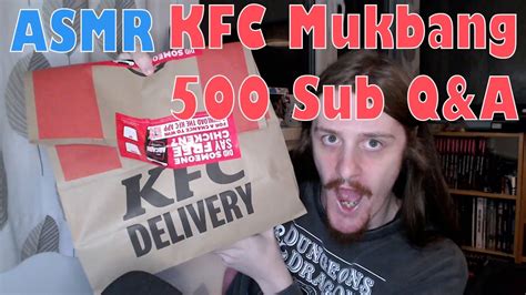 Kfc Mukbang Q A Sub Special Asmr Eating Sounds To Relax To