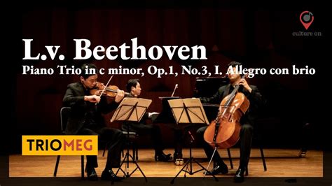 L V Beethoven Piano Trio In C Minor Op No I Allegro Con Brio