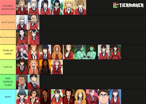 All Kakegurui Characters Anime Tier List Community Rankings Tiermaker