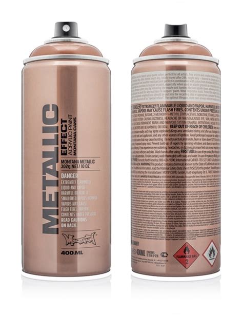 Montana Metallic Effect Spray Paint Ml Copper Emc Spray