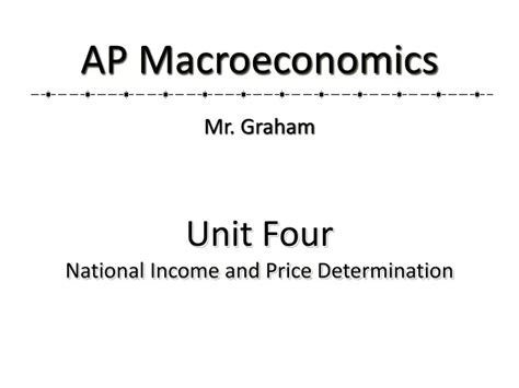 Ppt Unit Four National Income And Price Determination Powerpoint