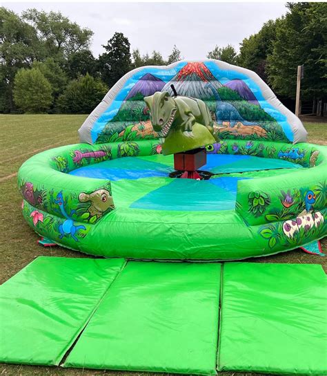 Rodeo T Rex Bouncy Castle Hire Bouncy Castles Rodeo Bull Disco