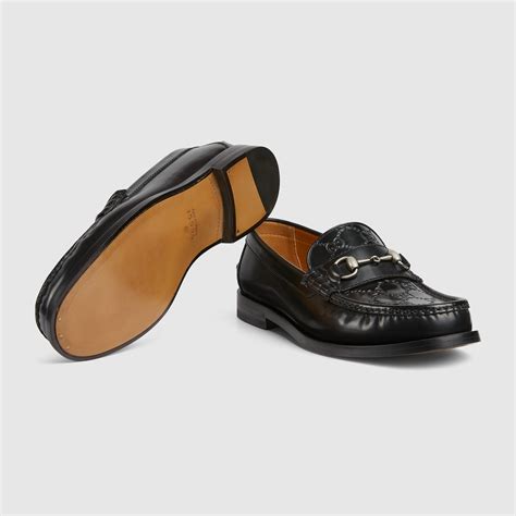 Mocasín GG con Horsebit para hombre inpiel GG negra GUCCI MX