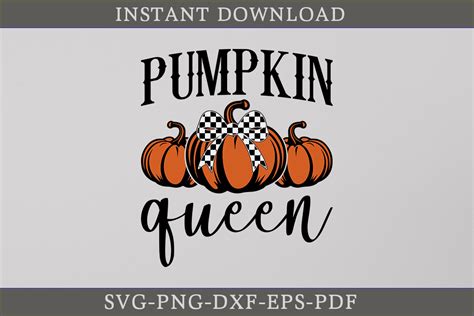 Pumpkin Queen Svg Coquette Bow Svg File Graphic By Craftdesign