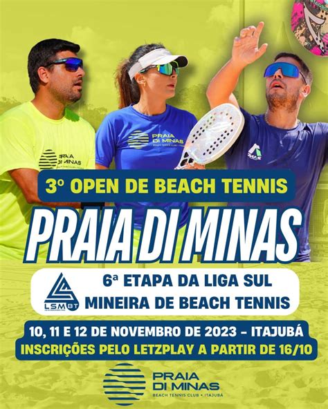 Informações do Torneio 3º Open de Beach Tennis Praia di Minas 6ª