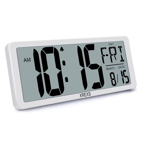 Buy Xrexs Large Digital Wall Clock Electronic Alarm Clocks For Bedroom