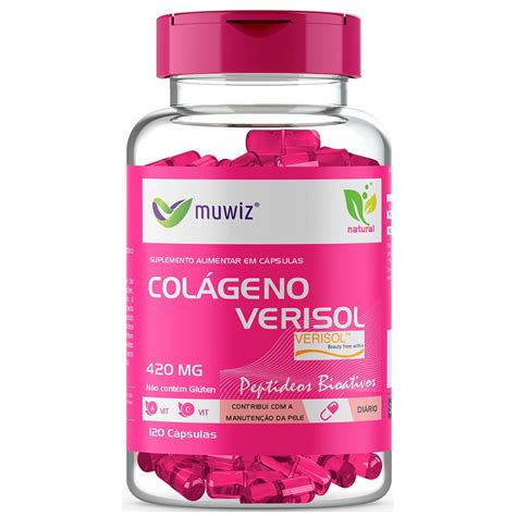 Colágeno Verisol Muwiz 120 Cápsulas 420mg Original em Promoção