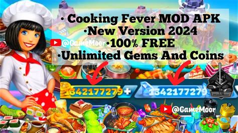 Download Free Cooking Fever Mod Apk 2024 🪙💎unlimited Gems And Coins Cookingfever