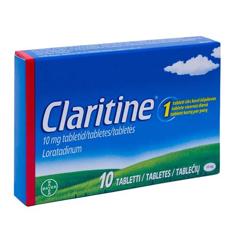 Claritine 10 Mg Tabletės N10 Gintarinė