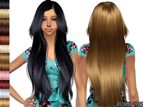 The Sims Resource Silky Long Hairstyle Sucy V4 Retexture