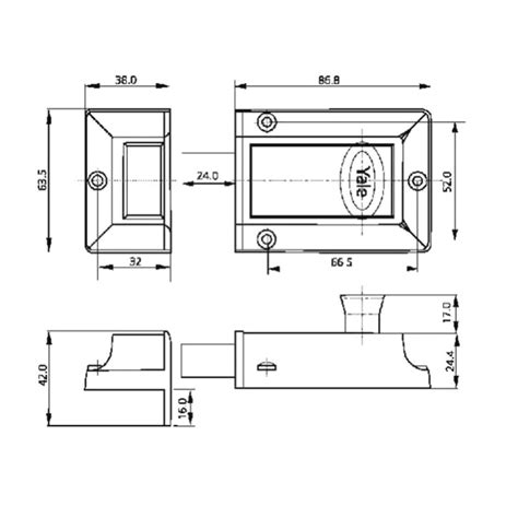 Broasca Aplicata Maro Pentru Usa De Exterior V564 Y5 Yale