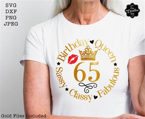 65 And Fabulous Svg Fabulous At 65 Svg 65 And Fab Svg65th Etsy