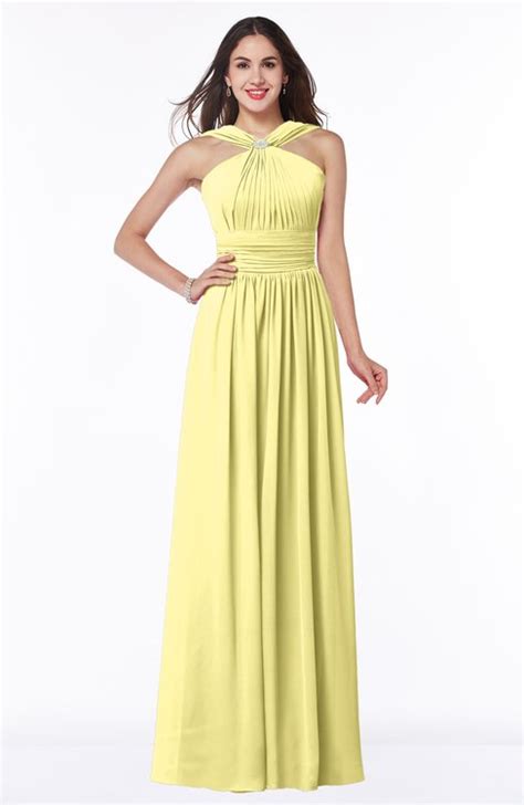 Colsbm Marie Pastel Yellow Bridesmaid Dresses Colorsbridesmaid