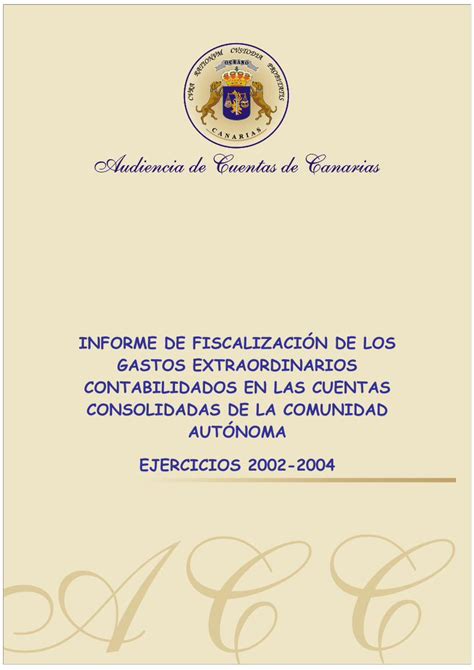 PDF INFORME DE GASTOS EXTRAORDINARIOS De 26 De Noviembre De