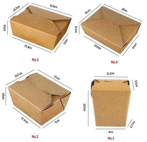 Pla Square Paper Carton Boxes For Food Medium Size Food Package Salad