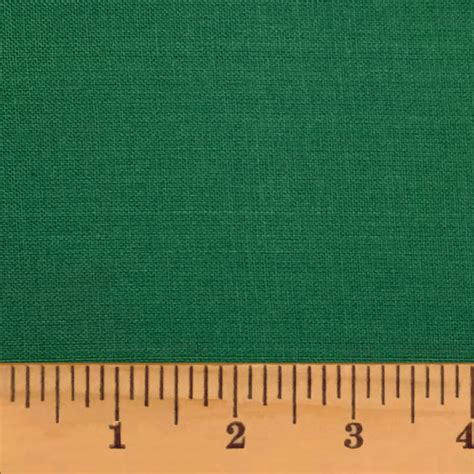 Traditional Green Solid Homespun Cotton Fat Quarter Jubilee Fabric