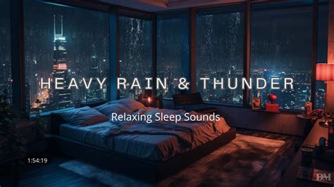 City Thunderstorm Sleep Sounds I Dream Moodz Music I Ambiance I Heavy