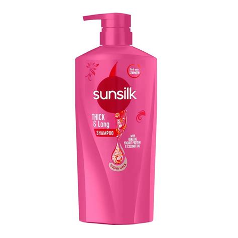 Sunsilk Thick And Long Keratin Yogurt Protein And Coconut Oil Shampoo